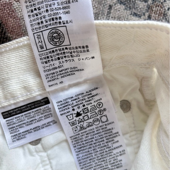 🆕 Levi’s Wondering Mind 501 High Rise Mid Thigh Ripped Shorts - Picture 9 of 10